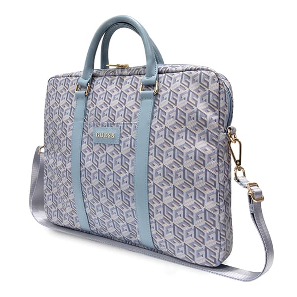 Guess GCube Stripes Laptoptaske op til 16", Blå