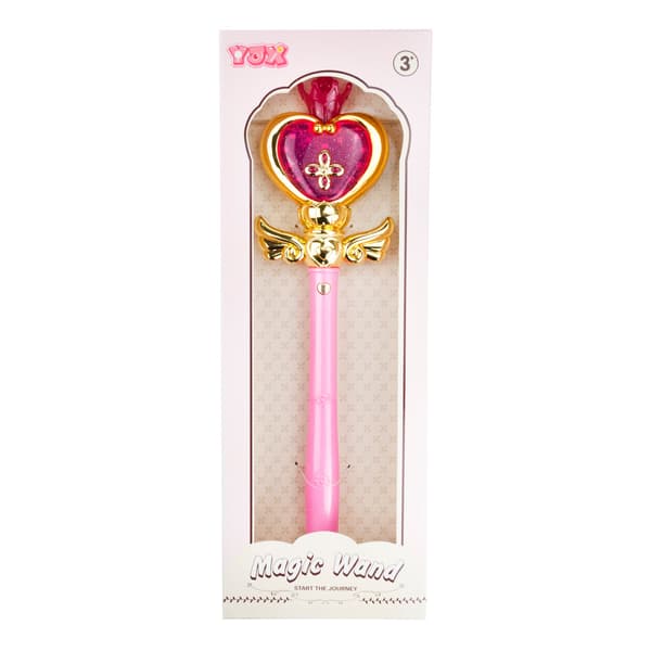 TG72959 SNYGGT ROSA MAGISK STAV FÖR PRINSESS-FE-SPELET GLÖDER