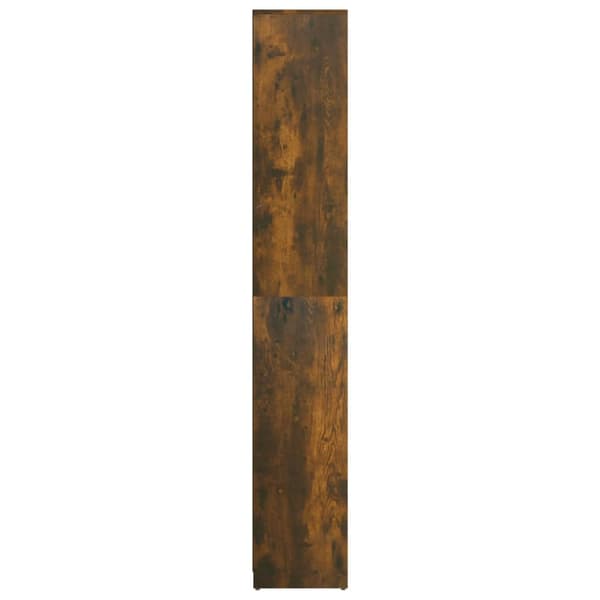 vidaXL badeværelsesskab røget eg 30x30x183,5 cm