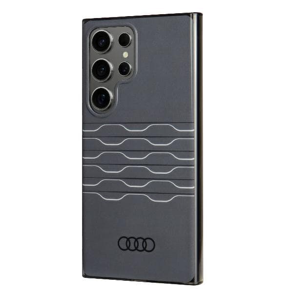 Audi IML Geometrisk Mønster Etui til Galaxy S24 Ultra, Sort