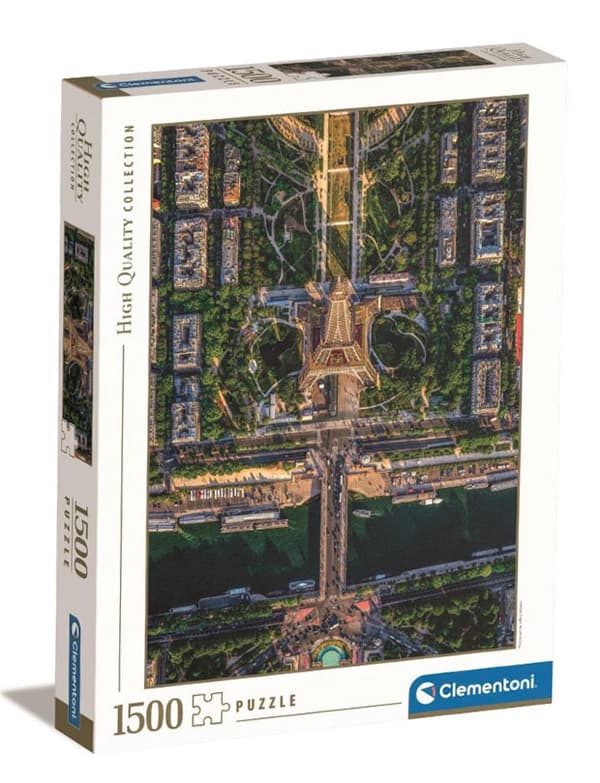 1500 bitars pussel. Högkvarter flyger över Paris