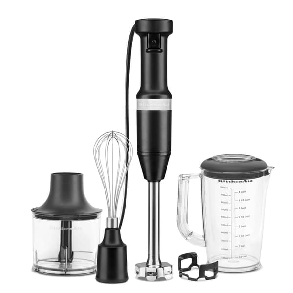 Stavblender med tilbehør 5KHBV83 KitchenAid Farve: Matsort