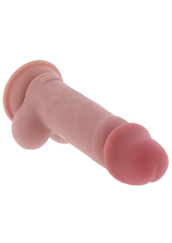 Deluxe Dubbeldensitets Tjock Dildo TPE 17 cm