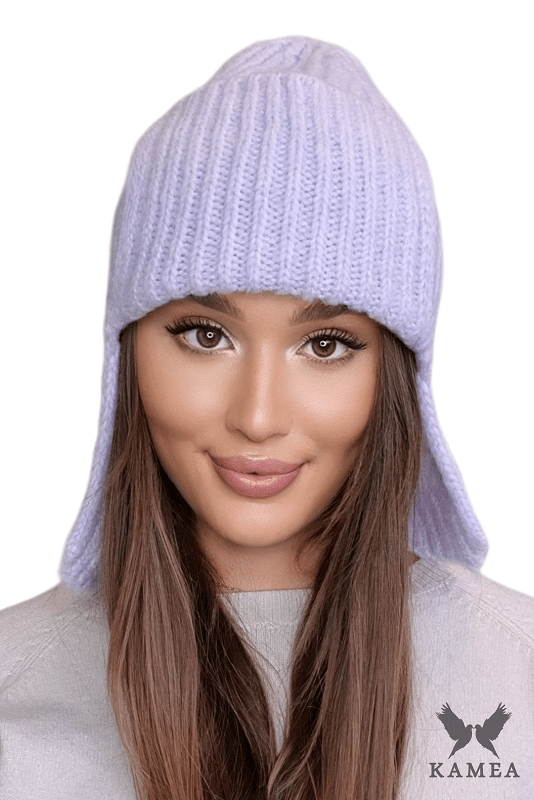 AMETHYST ushanka vintermössa, ljungfärg