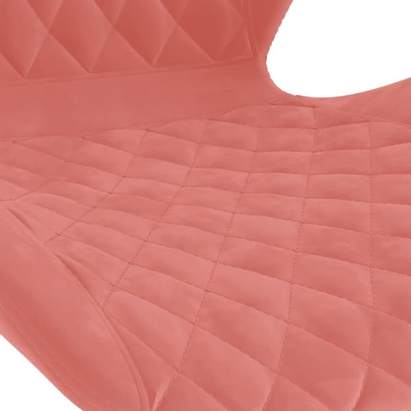 vidaXL Barstolar, set om 2, rosa, klädda i sammet