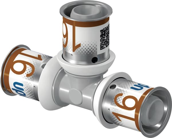 PPSU T-stykke 16-16-16 Uponor S-Press Plus