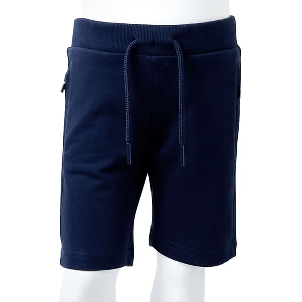 Barnshorts, marinblå, 128