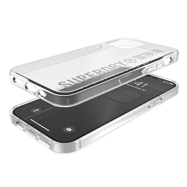 SuperDry Snap-skal till iPhone 12/12 Pro, silver