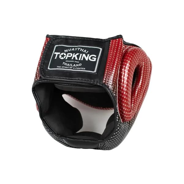 Top King Super Star Boksehjelm Rød M