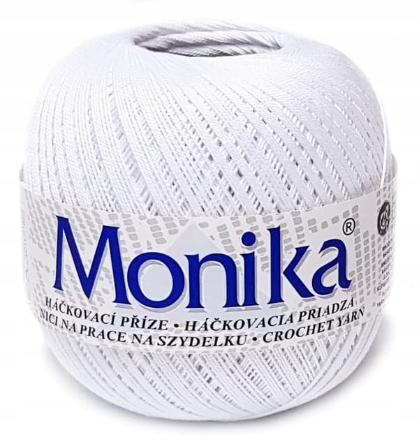 SNÖVIT TRÅD monika VITARE än MAXI bomull