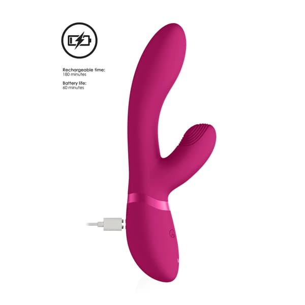 Kyra - Pulse Clitoris Rabbit - Vaaleanpunainen