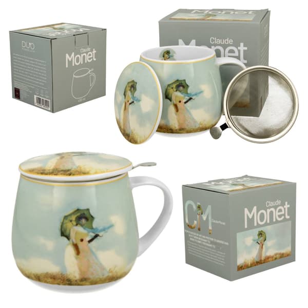 Monet kvinde tøndekrus med infuser