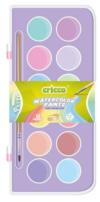 CRICCO pastellivärit, 12 väriä