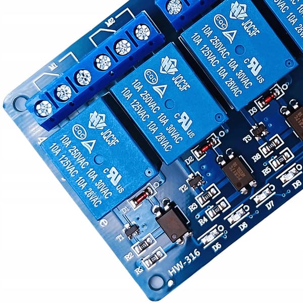 Rosfix 6-kanals 12V Arduino-relæmodul