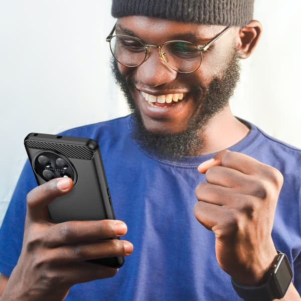 Etui til OnePlus 11 5G, Karbon, sort