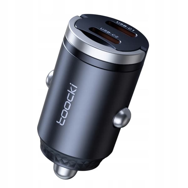 TOOCKI Autolaturi USB-C x 2, 2 x 45W Pd PPS