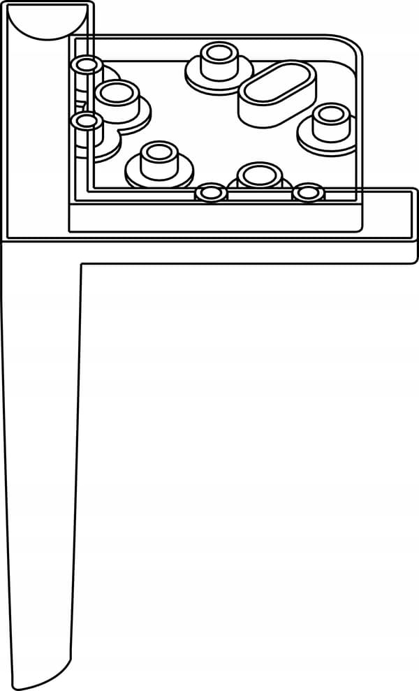 Möbelben till bäddsoffa svart MAT loft H150 slitstark SL032