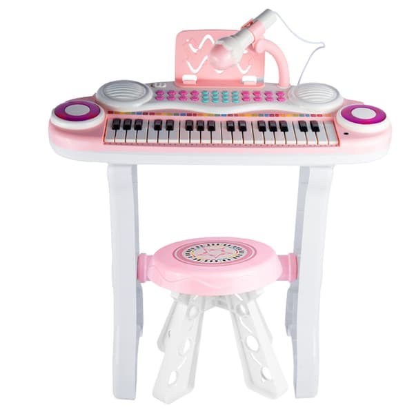 Orgelklaverkeyboard til børn + mikrofon MP3 USB Z714R