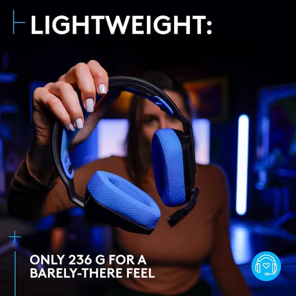 Logitech G535 Lightspeed Console Svarta Hörlurar (939-002219)