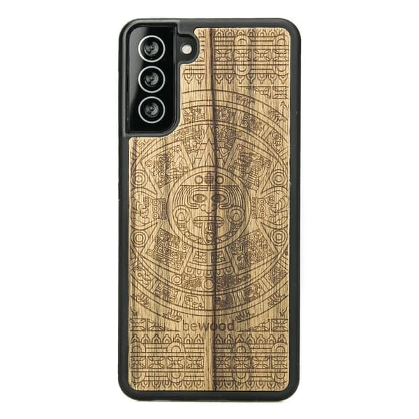 Træcover til Samsung Galaxy S21 Plus AZTEC CALENDAR LIMBA