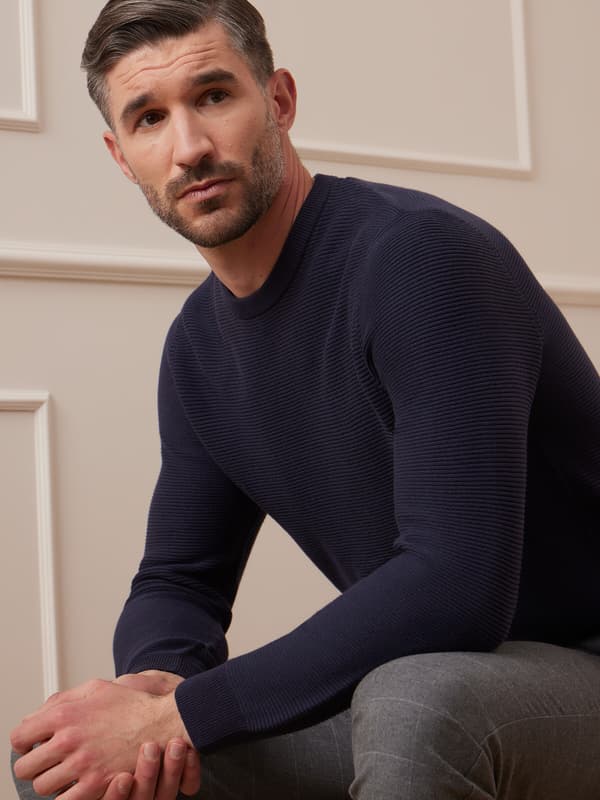 MARINEBLÅ CATON SWEATER XXL