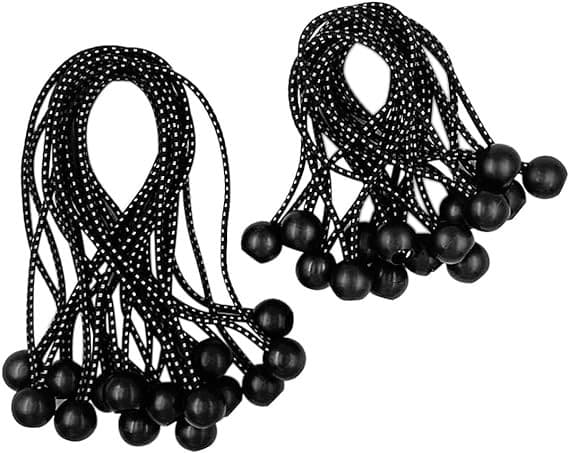 Elastisk strammesnor til telt 30 stk.