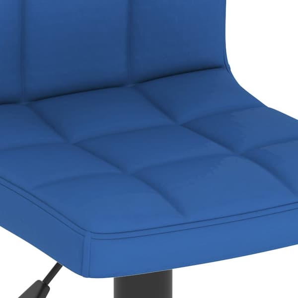 vidaXL Barstolar, set om 2, blå, klädda i tyg