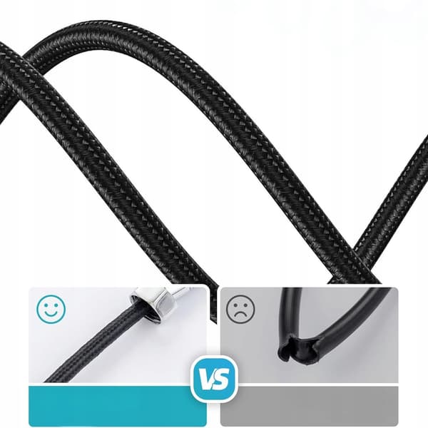 Förstärkt flätad duschslang 150 cm, slitstark, krom