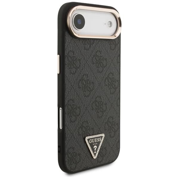 Guess 4G Triangle Logo MagSafe-etui til iPhone Air, sort og guld