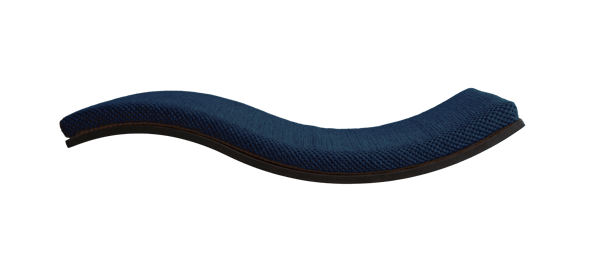 Wave træhylde til katte 95 cm højre marineblå