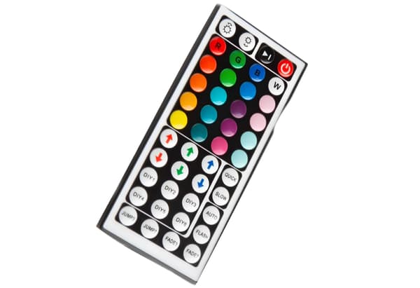 RGB LED Strip Controller IR44 72W 20 Farver 5V-12V Controller 44 Knapper