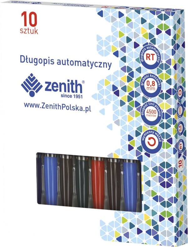 ZENITH AUTOMATISK KUGLEPEN (10) CASSIC MIX 2098