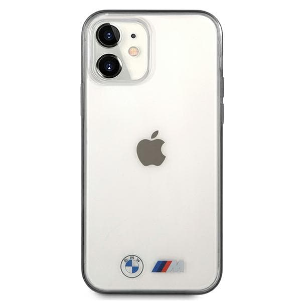 BMW Sandblast-etui til iPhone 12 mini, gennemsigtig