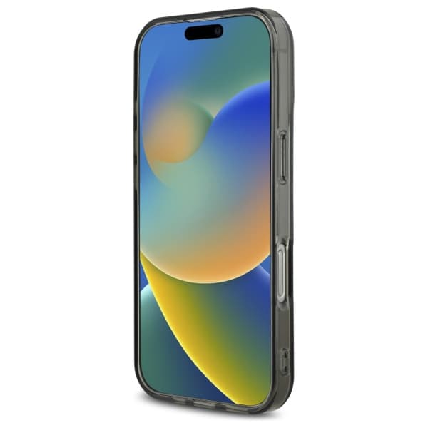 Guess IML Heart-etui til iPhone 16 Pro Max, sort