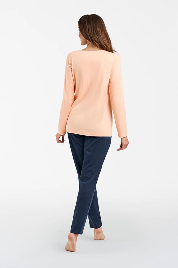 Arietta dampyjamas, långärmad, långbyxor, S