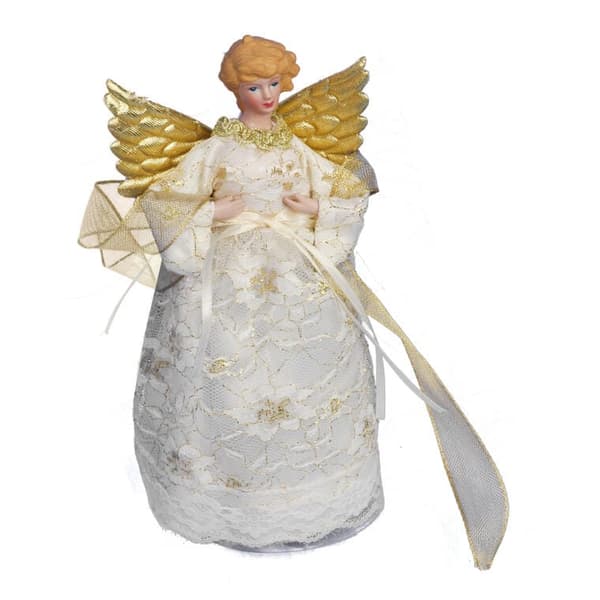 Ängel juletræ-topstykke 25 cm