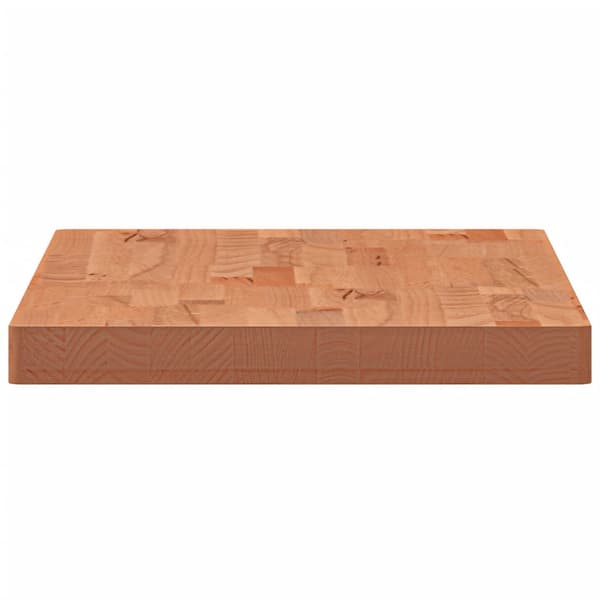 vidaXL bordplade 100x50x4 cm rektangulær massiv bøgetræ