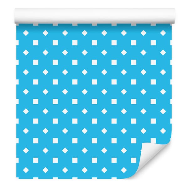 Azure ja Azure Dots -tapetti, Soft Forms 50x1000 cm