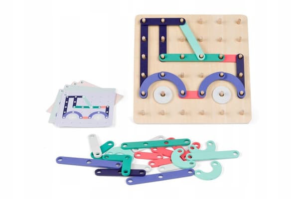 BS Toys Trægeometrisk Manipulationsbræt
