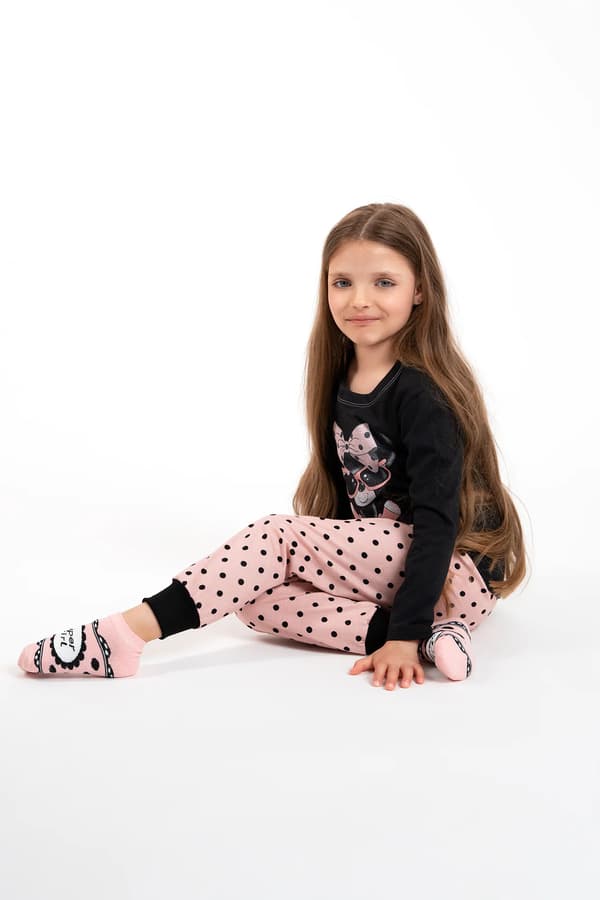 Bonilla flickpyjamas, långärmad, långbyxor, 2 år
