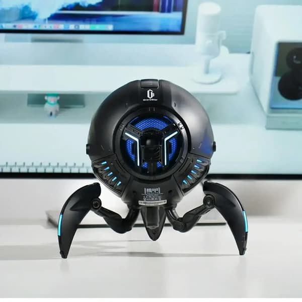 GravaStar - Mars Pro Black - Langaton Bluetooth-kaiutin - Langaton Bluetooth-kaiutin musta