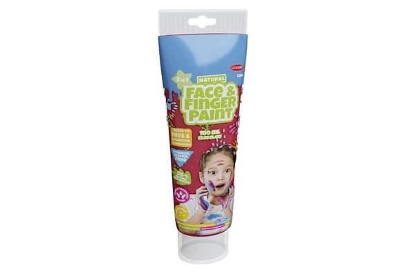 Fingermaling rød 100ml