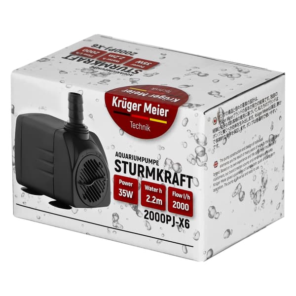 Kruger Meier Sturmkraft 2000PJ-X6 - vattenpump 2000l/h