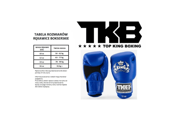 Top King Super Air Muay Thai Boksehandsker Sort 14OZ
