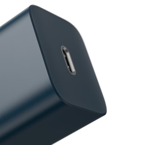 Super Si 1C Hurtigoplader USB-C 20W Strømforsyning Blå