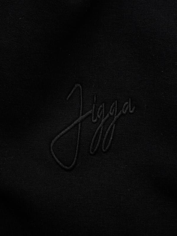 Jigga Wear Stripe Herre Sort Træningssæt M