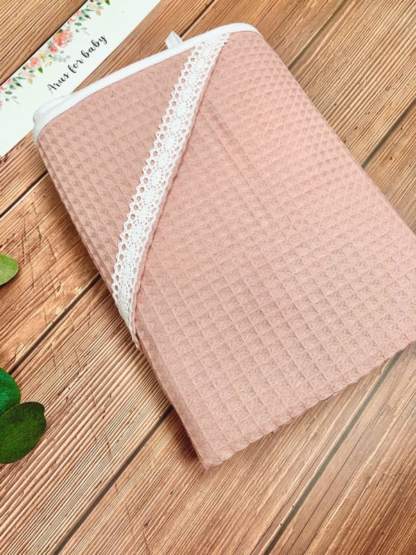 Badrock 100x100 Boho kollektion spets puderrosa