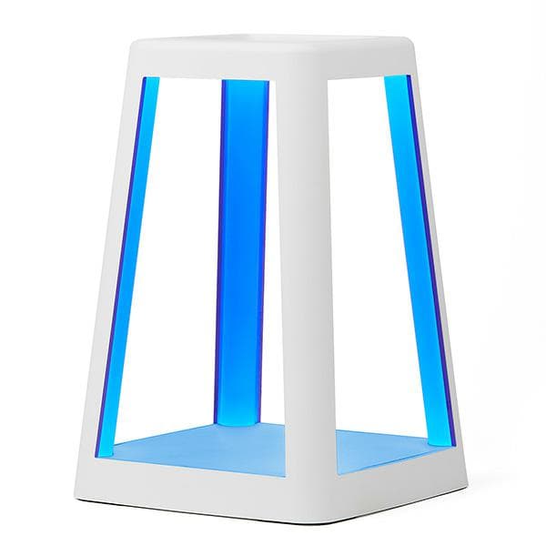Lexon Lantern LED-lampe med induktiv oplader, hvid