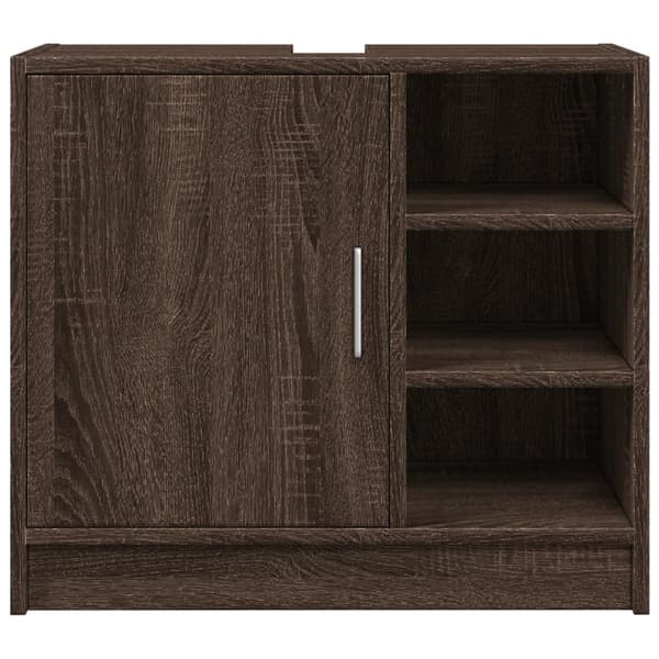 vidaXL håndvaskskab brun eg 63x29x55 cm