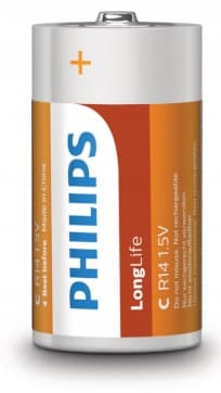 Philips LongLife C -paristot 2 kpl